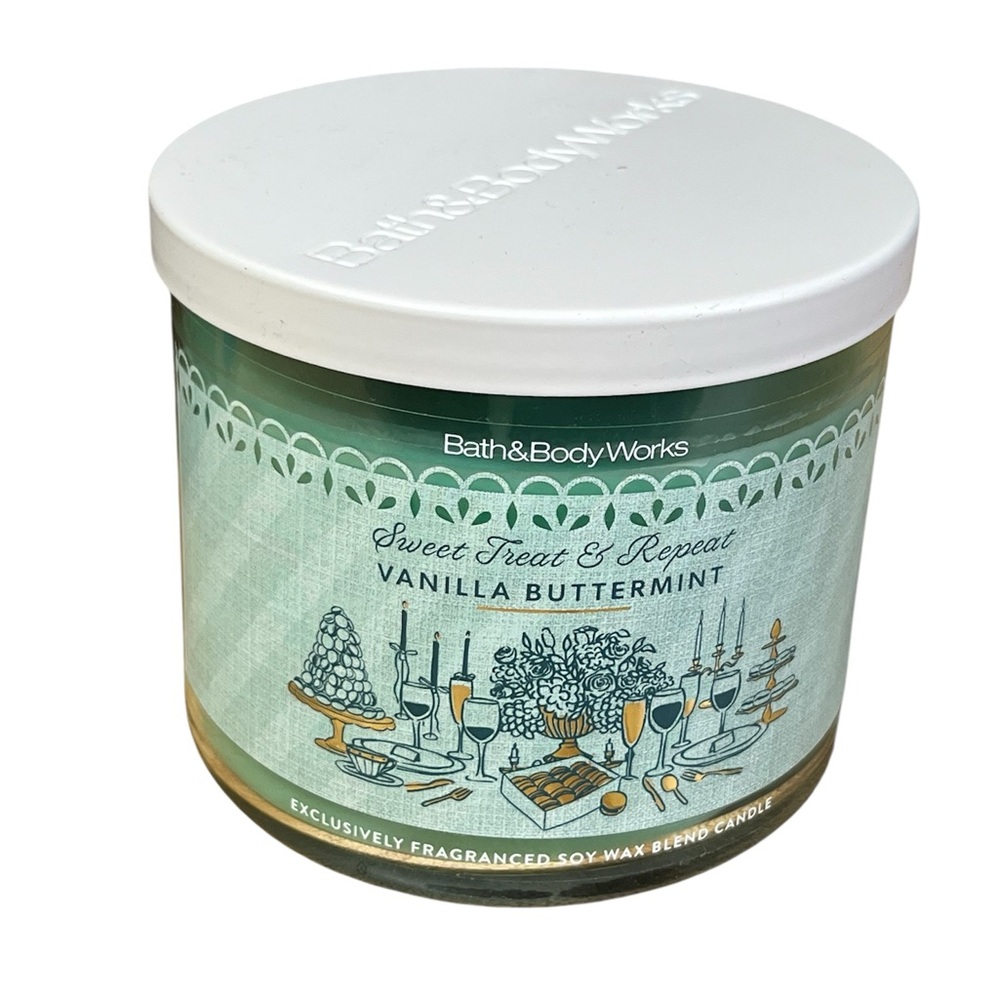 Bath & Body Works Vanilla Buttermint 3-Wick Candle